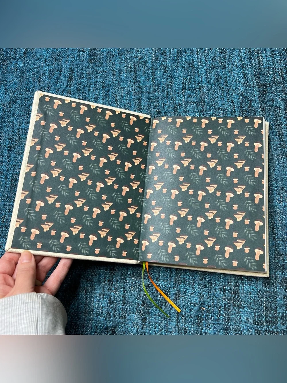James Burke Collection Mushroom Embroidered Journal Notebook 8